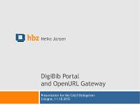 Bild: DigiBib Portal and OpenURL Gateway
