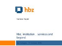 Bild: hbz, institution, services and beyond