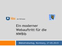 Bild: Ein moderner Webauftritt für die NWBib